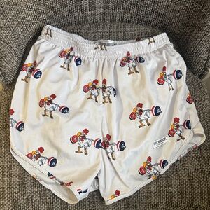 Thigh hugger chicken weightlifter shorts size M/L